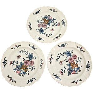 Wedgwood England Williamsburg Potpourri Appetizer Bread & Butter Plates - 3